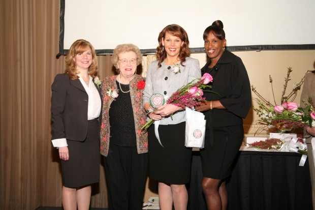 Mary Frontczak, Blanche Touhill, Kimberly Ritter, Jackie Joyner Kersee